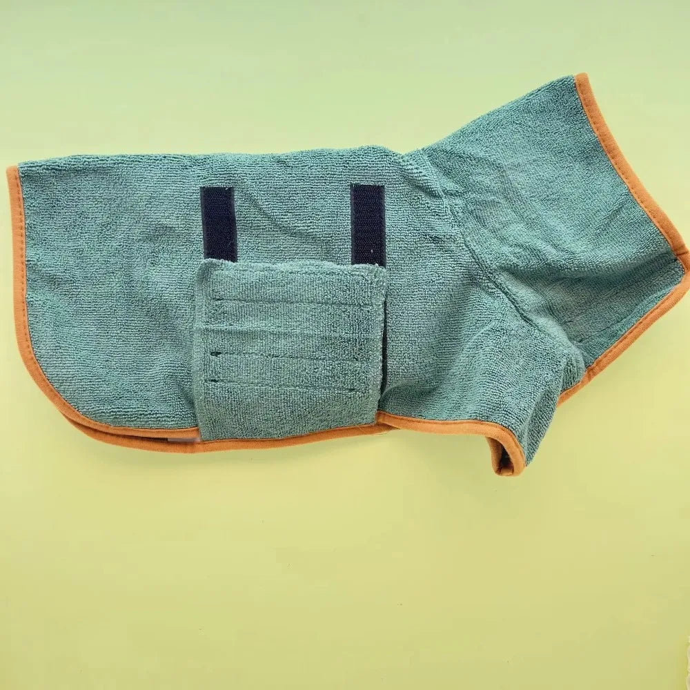 Purrdry™ Absorbent Dog Bathrobe Towel