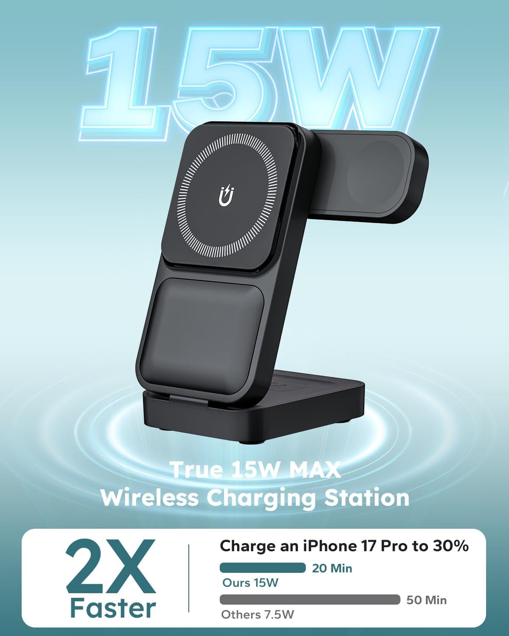 Magflex™ 3-In-1 Foldable Magnetic Travel Hub
